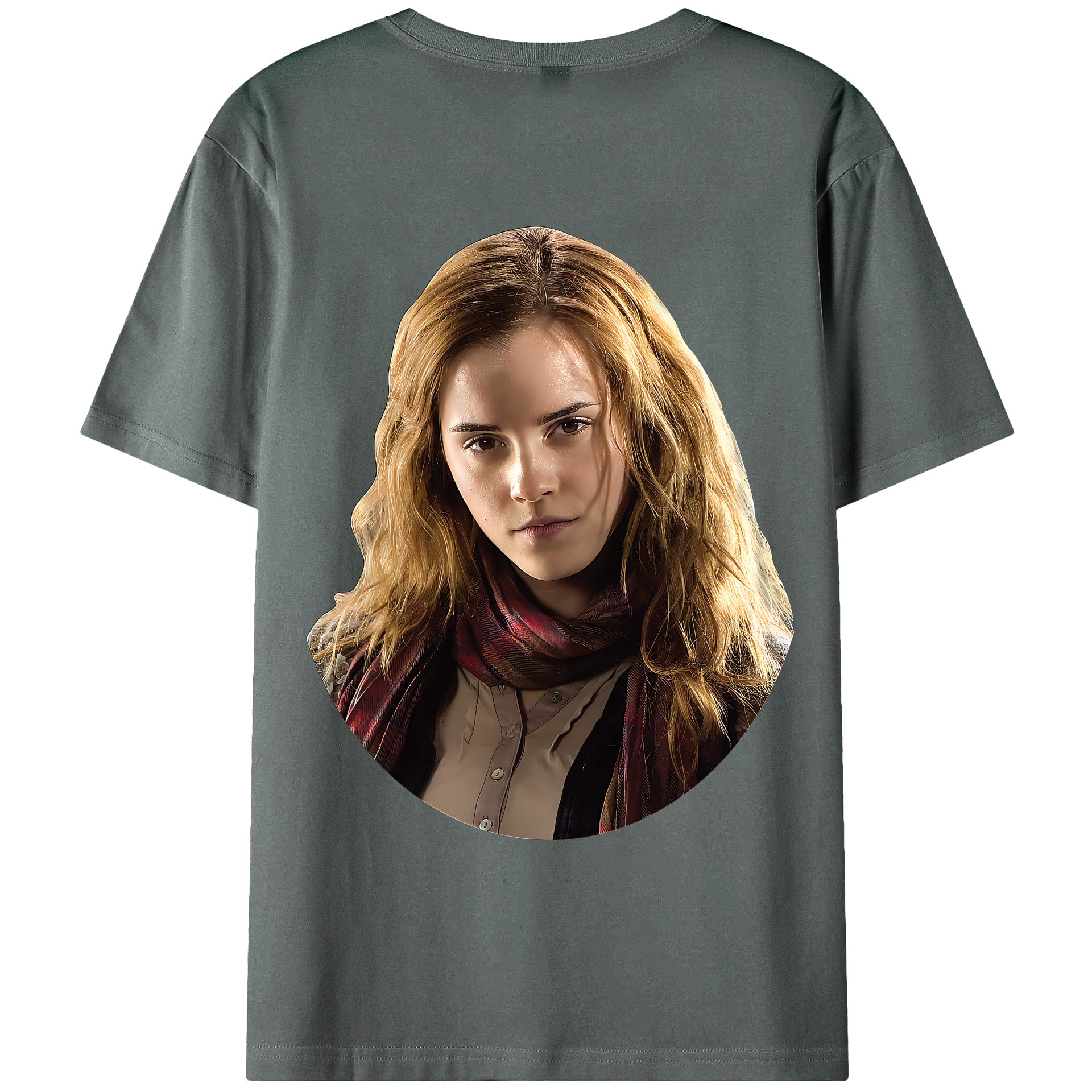 （画像用） Harry Potter ハリー・ポッターシリーズ 綿100％ メンズ半袖Tシャツ（バックプリント） 通気性